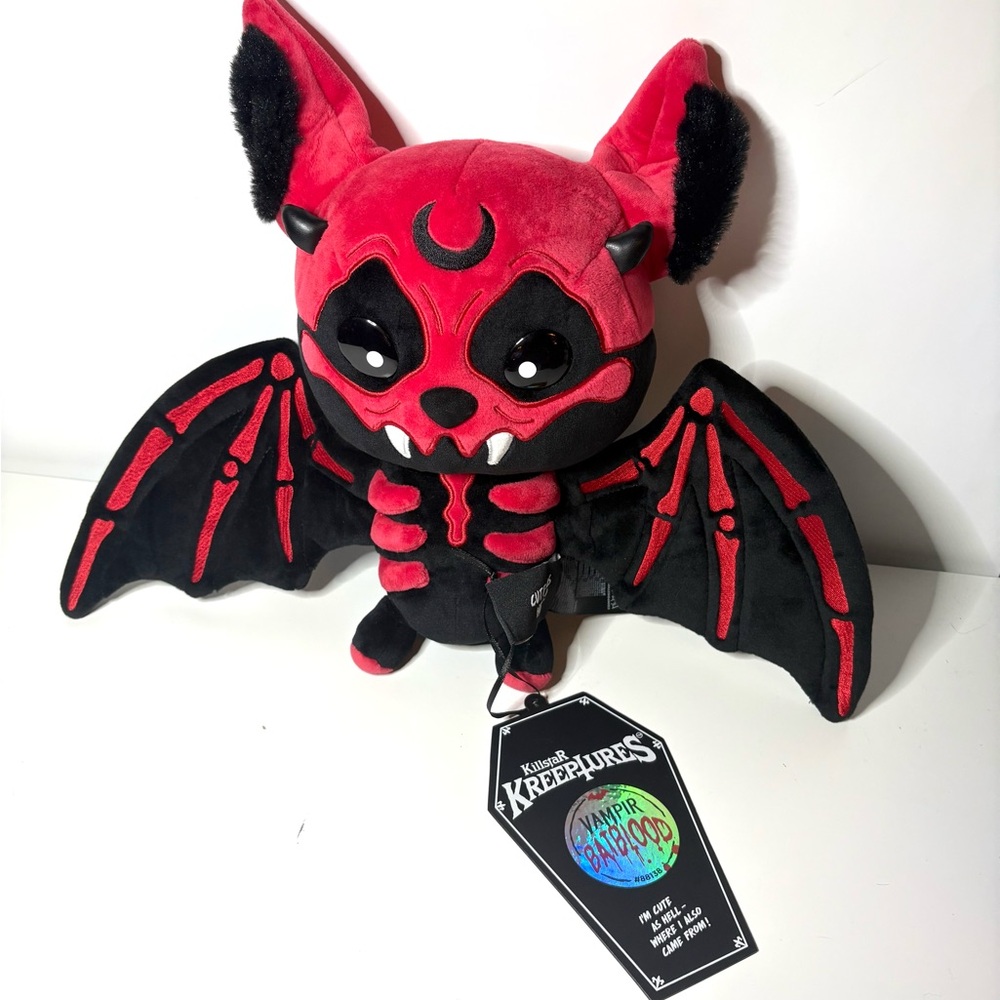 Killstar Vampir Batblood red bat plush